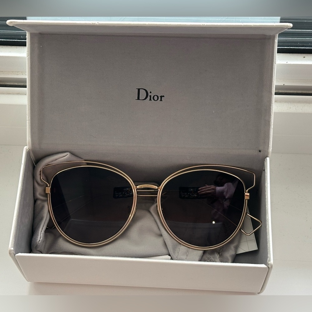 Dior Gold Frame Sunglasses